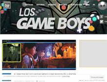 Tablet Screenshot of losgameboys.com